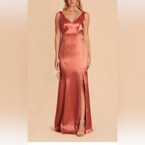 Gloria Shiny Satin Dress